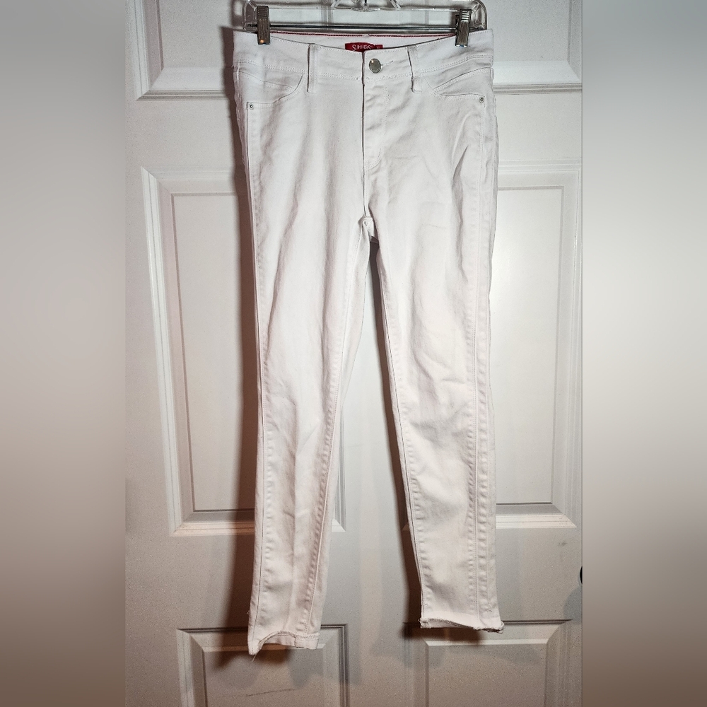 YMI Slimhers Stretchy White Skinny Jeans Size 11